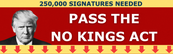 Pass the No Kings Act