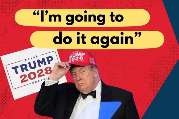 Donald Trump: I'm going to do it again.