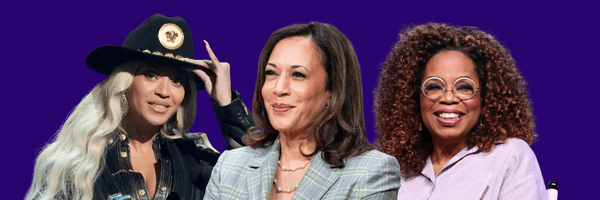 Beyoncé, Kamala Harris, Oprah Winfrey