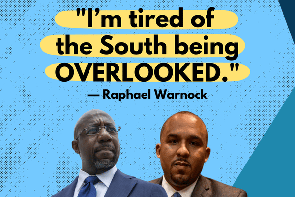 'I’m tired of the South being overlooked' - Raphael Warnock