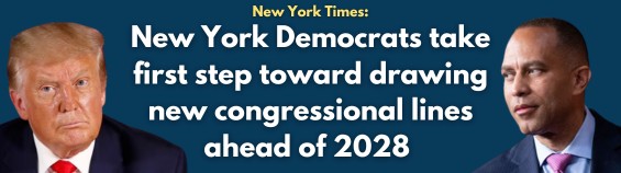 New York Democrats take first step toward drawing new congressional lines ahead of 2028 - New York Times